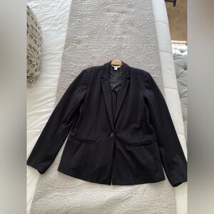 Large Tall Black  Old Navy Women’s Knit Blazer